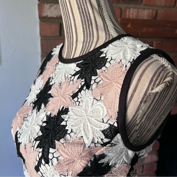 Kate Spade Tiger Lily Lace Sleeveless Sheath Dress in Breath of Fresh Air Sz 0 - Picture 7 of 11